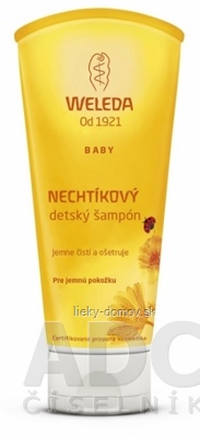 WELEDA NECHTÍKOVÝ detský šampón (Calendula Babywash & Shampoo) 1x200 ml