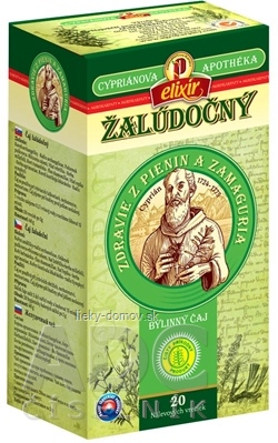 AGROKARPATY CYPRIÁN, ŽALÚDOČNÝ bylinný čaj, čistý prírodný produkt, 20x2 g (40 g)