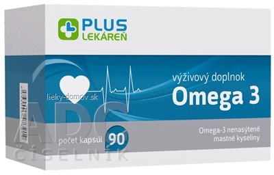 PLUS LEKÁREŇ Omega 3 cps 1x90 ks