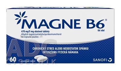 MAGNE-B6 tbl obd 470 mg/5 mg (blis.PVC/Al) 1x60 ks