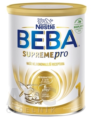 BEBA SUPREME pro 6HM-O 1 počiatočná mliečna výživa (od narodenia)(inov.2024) 1x800 g