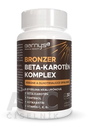 Barnys BRONZER Beta-karotén Komplex cps 1x30 ks