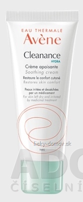 AVENE CLEANANCE HYDRA (CREME APAISANTE) upokojujúci krém - obnovuje komfort kože (inov.2017) 1x40 ml