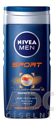 NIVEA MEN SPRCHOVÝ GÉL SPORT 1x250 ml