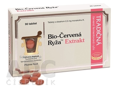 Bio-Červená Ryža Extrakt tbl s monakolínom K 1x90 ks