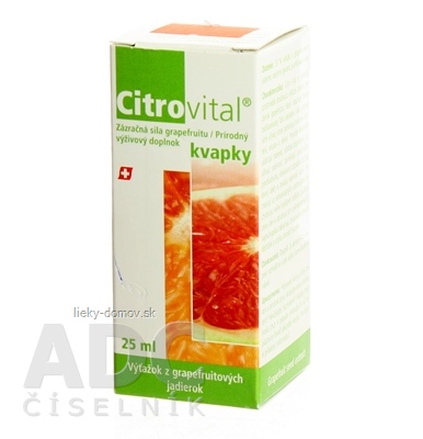 CITROVITAL KVAPKY 1x25 ml