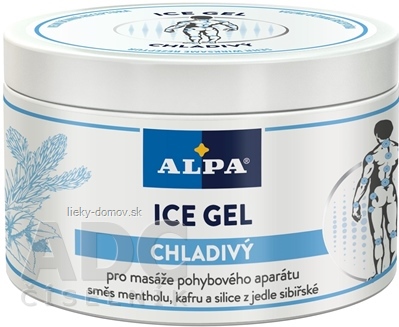 ALPA ICE GEL CHLADIVÝ masážny 1x250 ml