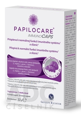 PAPILOCARE Immunocaps cps 1x30 ks