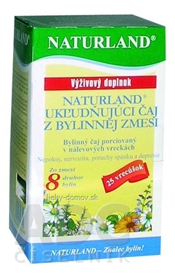 NATURLAND UKĽUDŇUJÚCA BYLINNÁ ZMES nálevové vrecúška 25x1,5 g (37,5 g)