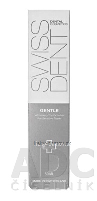 SWISSDENT GENTLE zubná pasta jemná bieliaca 1x50 ml