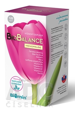 BIOMIN BioBalance MENOPAUSE cps 1x120 ks