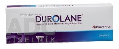 DUROLANE roztok intraartikulárny 60 mg/3 ml kyselina hyalurónová v predplnenej striekačke 1x1 ks