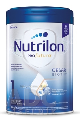 Nutrilon 1 Profutura CESARBIOTIK počiatočná dojčenská výživa (0-6 mesiacov) 1x800 g