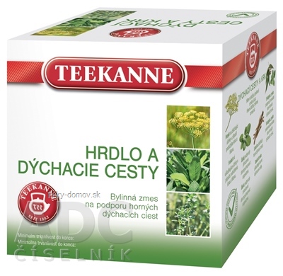 TEEKANNE BČ HRDLO A DÝCHACIE CESTY bylinná zmes (čaj) 10x2 g (20 g)