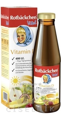 Rotbäckchen Vital Vitamín D šťava 1x450 ml