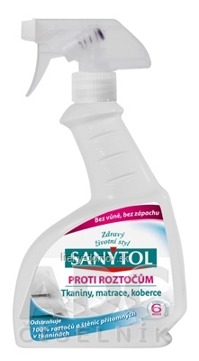 SANYTOL PROTI ROZTOČOM Sprej na tkaniny, matrace, koberce 1x300 ml