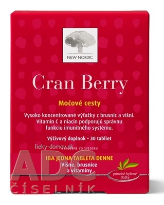NEW NORDIC Cran Berry tbl 1x30 ks