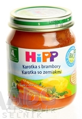 HiPP Príkrm Karotka so zemiakmi zeleninový (od ukonč. 4. mesiaca) 1x125 g