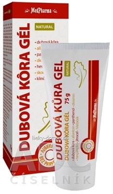 MedPharma DUBOVÁ KÔRA GÉL Natural 1x75 g