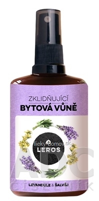 LEROS UPOKOJÚCA BYTOVÁ VÔŇA LEVANDUĽA & ŠALVIA bytový parfum, rozprašovač 1x100 ml
