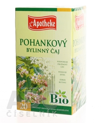 APOTHEKE BIO SELECTION POHÁNKOVÝ BYLINNÝ ČAJ 20x1,5 g (30 g)