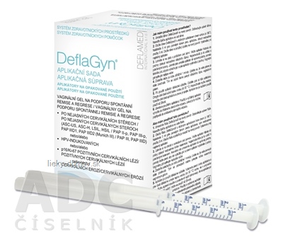 DeflaGyn aplikačná súprava vaginálny gél 150 ml + 2 aplikátory, 1x1 set