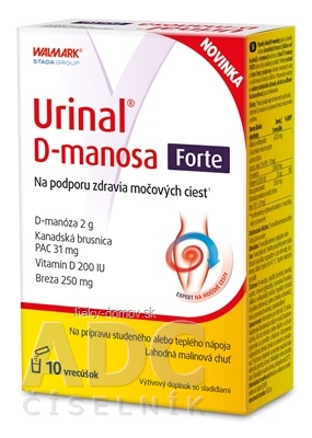 WALMARK Urinal D-manosa Forte vrecúška 1x10 ks