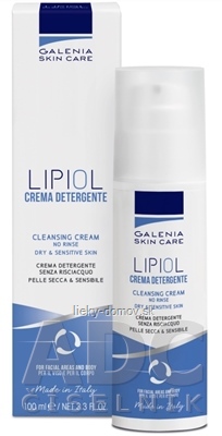 GALENIA LIPIOL CREMA DETERGENTE čistiaci krém na tvár a telo, bez oplachovania 1x100 ml