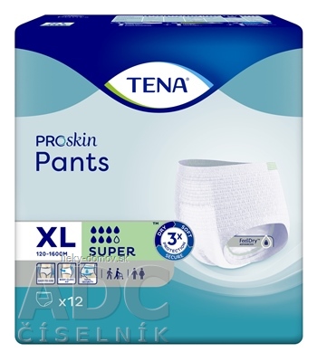 TENA Pants Super XL naťahovacie inkontinenčné nohavičky 1x12 ks