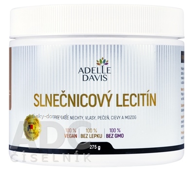 Adelle Davis SLNEČNICOVÝ LECITÍN prášok 1x275 g