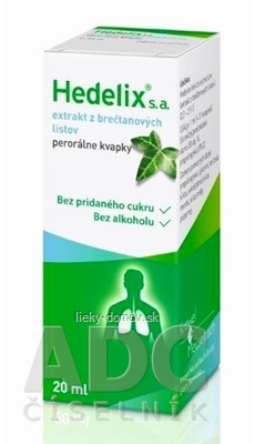 HEDELIX S.A. gto por (liek.skl.hnedá) 1x20 ml