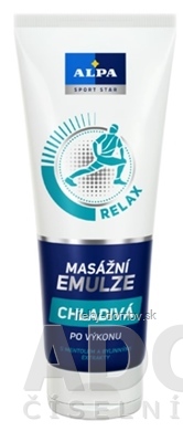 ALPA SportStar EMULZIA MASÁŽNA CHLADIVÁ relax - po výkone 1x210 ml