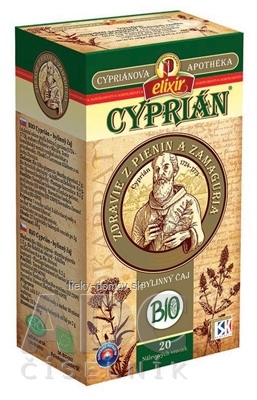 AGROKARPATY CYPRIÁN, CYPRIÁN BIO bylinný čaj, čistý prírodný produkt, 20x2 g (40 g)