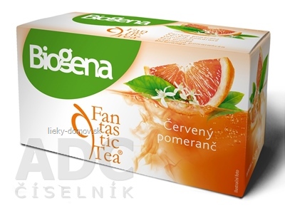 Biogena Fantastic Tea Červený pomaranč ovocný čaj 20x2,2 g (44 g)