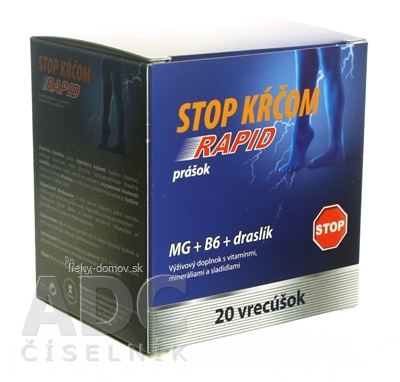 STOP KŔČOM RAPID prášok vo vrecúškach 1x20 ks