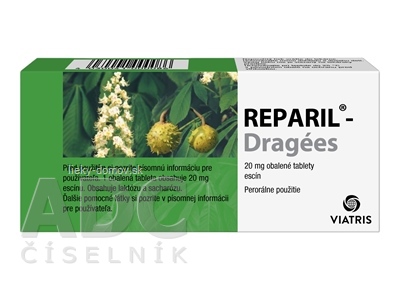 REPARIL-Dragées tbl obd 20 mg (blis.PVC/Al) 1x40 ks