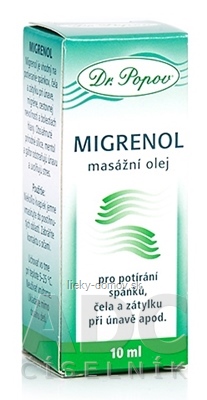 Dr. Popov MIGRENOL masážny olej 1x10 ml