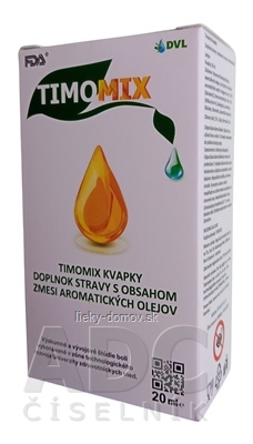 TIMOMIX Zmes aromatických olejov kvapky 1x20 ml