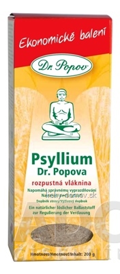 DR. POPOV PSYLLIUM rozpustná vláknina 1x200 g