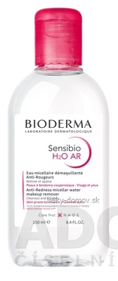 BIODERMA Sensibio H2O AR micelárna pleťová voda na citlivú pleť 1x250 ml