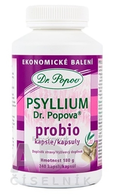DR. POPOV PSYLLIUM PROBIO cps 1x240 ks