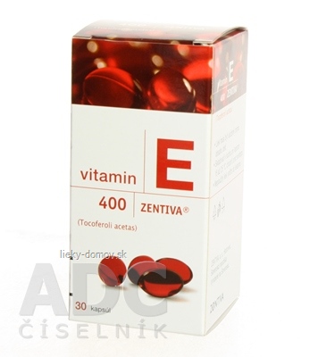 VITAMIN E 400-ZENTIVA cps mol 400 mg (fľ.skl.) 1x30 ks