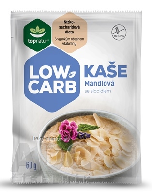 topnatur LOW CARB KAŠA Mandľová instantná zmes 1x60 g