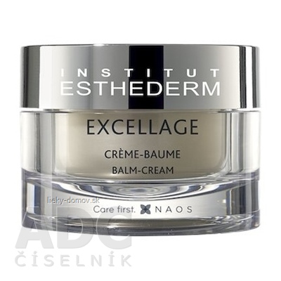 ESTHEDERM EXCELLAGE FINE BALM-CREAM balzam na tvár, krk a dekolt, suchá pokožka 1x50 ml