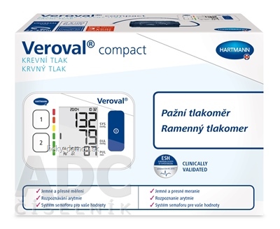 Veroval compact BPU22 tlakomer digitálny ramenný s univerzálnou manžetou (22-42 cm) 1x1 ks