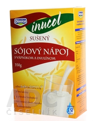 asp SÓJOVÝ NAPOJ INUCOL sušený, s vápnikom a inulínom, 1x350 g