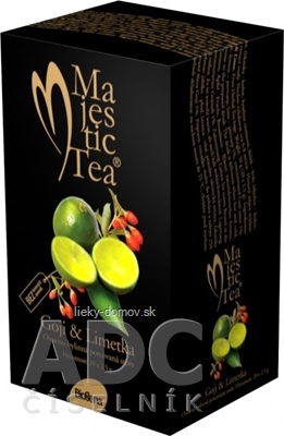 Biogena Majestic Tea Goji & Limetka ovocno-bylinná zmes 20x2,5 g (50 g)