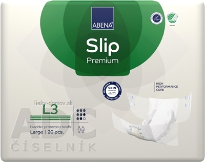 ABENA Slip Premium L3 plienkové nohavičky, boky 100-150 cm, savosť 3400 ml, 1x20 ks