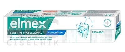 ELMEX SENSITIVE PROFESSIONAL GENTLE WHITENING zubná pasta 1x75 ml