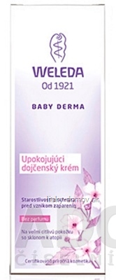 WELEDA BABY Upokojujúci dojčenský krém ochrana pred vznikom zaparenín 1x50 ml